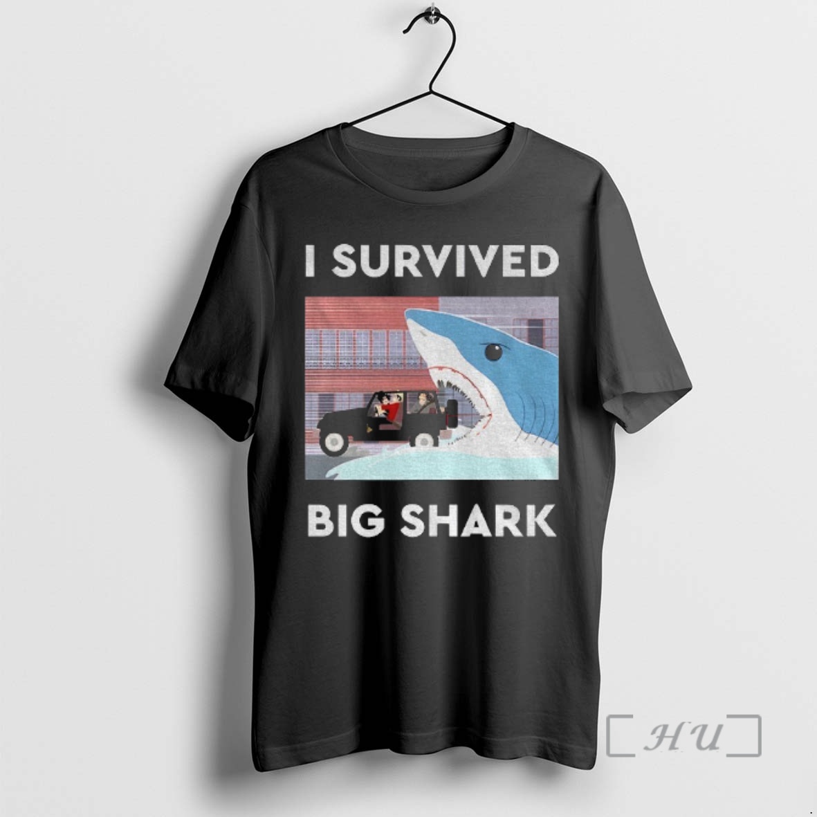 Officials Big Shark I Survived Big Shark Premium T Shirts Sweater Hoodie