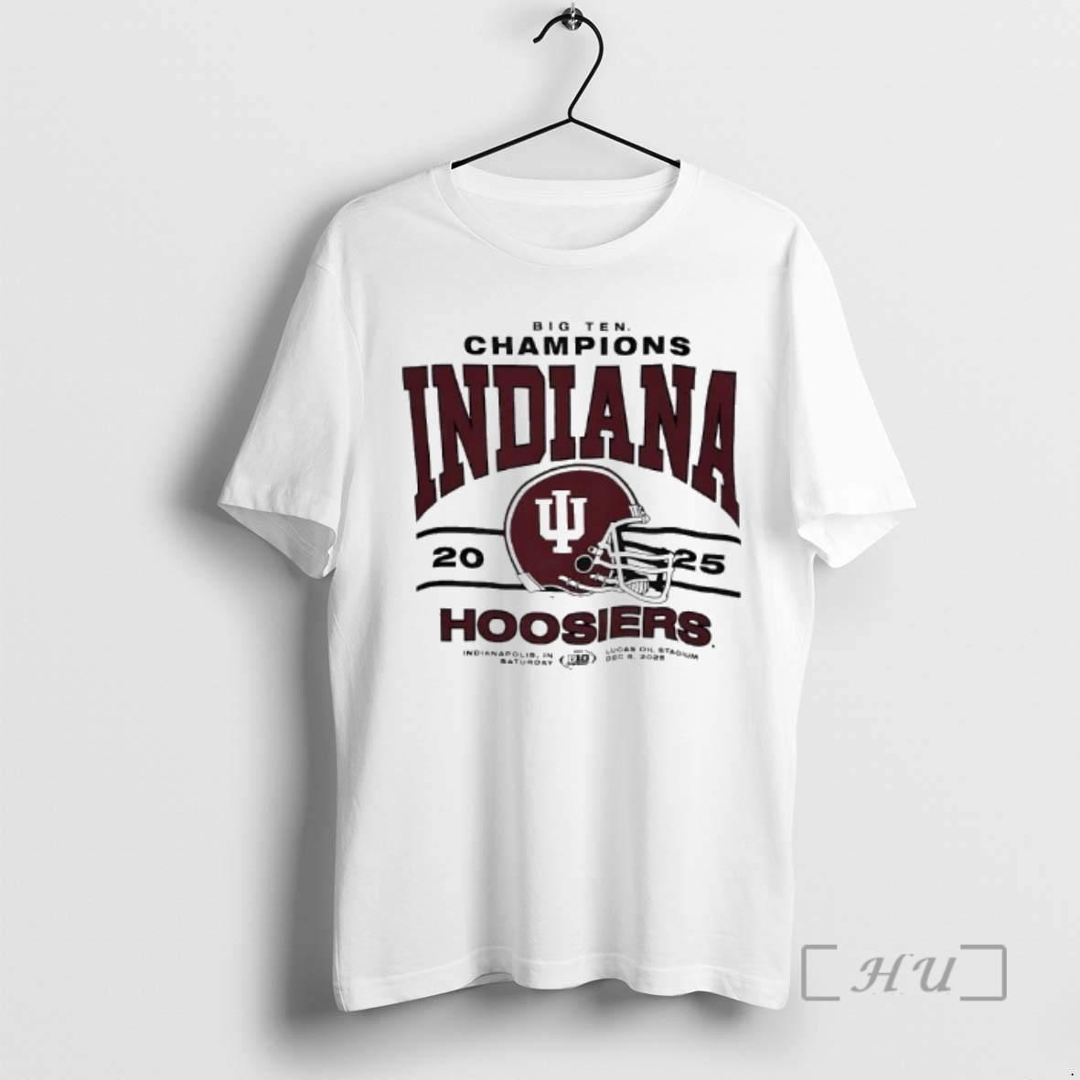 Officials Big Ten Champions Indiana Hoosiers 2025 Football Premium T Shirts Sweater Hoodie