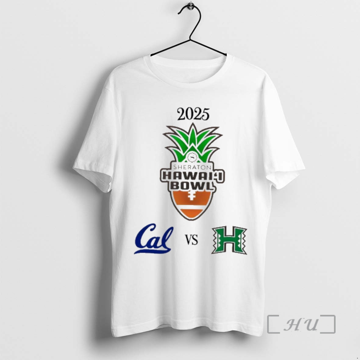 Officials California Golden Bears Vs Hawaii Rainbow Warriors 2025 Sheraton Hawai_ca_bbi Bowl Premium T Shirts Sweater Hoodie