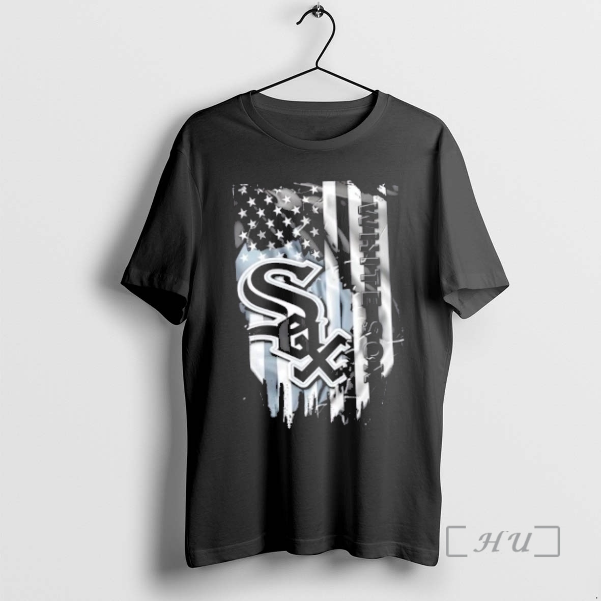 Officials Chicago White Sox Baseball X American Flag Premium T Shirts Sweater Hoodie