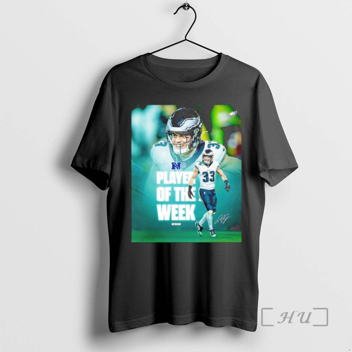 Officials Cooper Dejean 2025 Nfc Defensive Player Of The Week Signature Premium T Shirts Sweater Hoodie