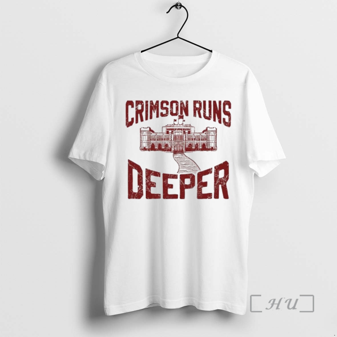 Officials Crimson Runs Deeper Vintage Premium T Shirts Sweater Hoodie