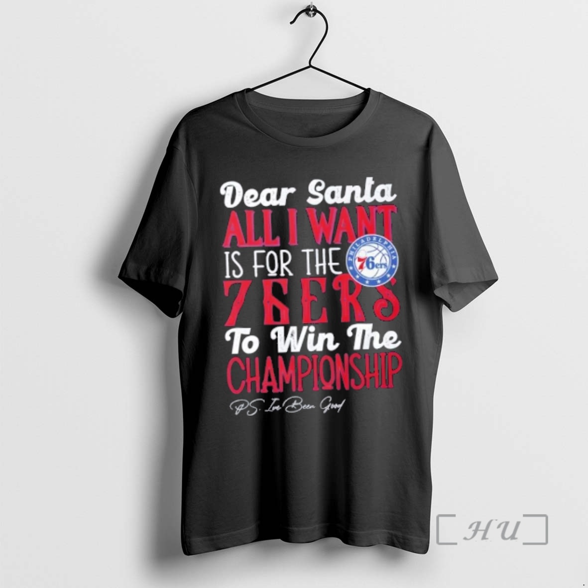 Officials Dear Santa All I Want Is For The Philadelphia 76ers To Win The Championship Premium T Shirts Sweater Hoodie