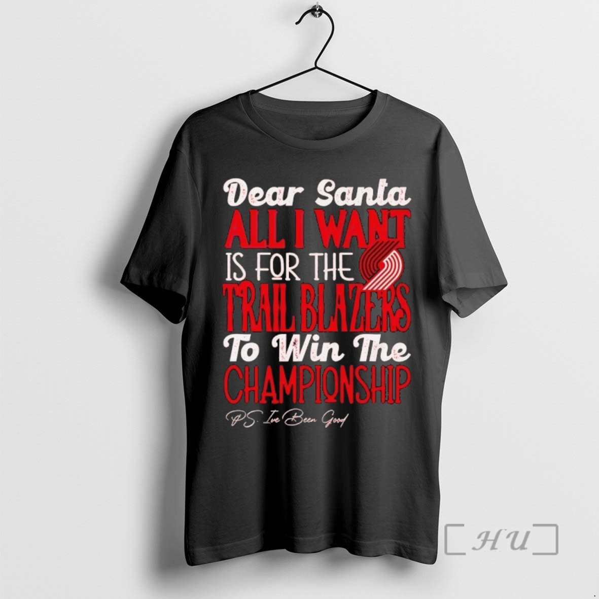 Officials Dear Santa All I Want Is For The Portland Trail Blazers To Win The Championship Premium T Shirts Sweater Hoodie