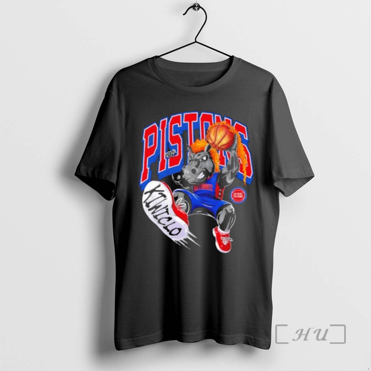 Officials Detroit Pistons Mascot Hooper Slam Basketball Premium T Shirts Sweater Hoodie