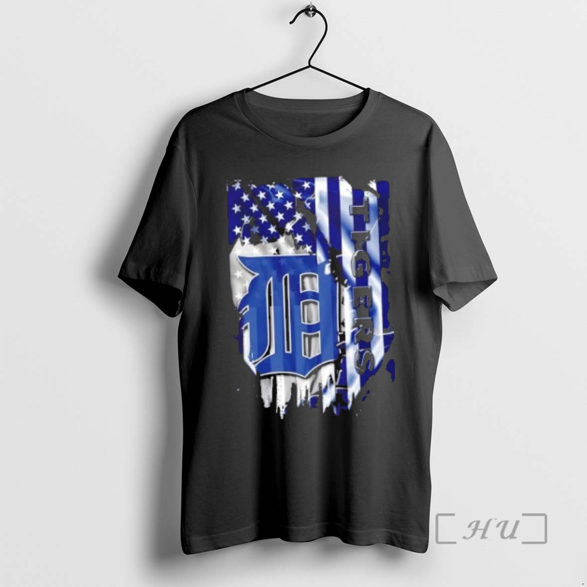 Officials Detroit Tigers Baseball X American Flag Premium T Shirts Sweater Hoodie