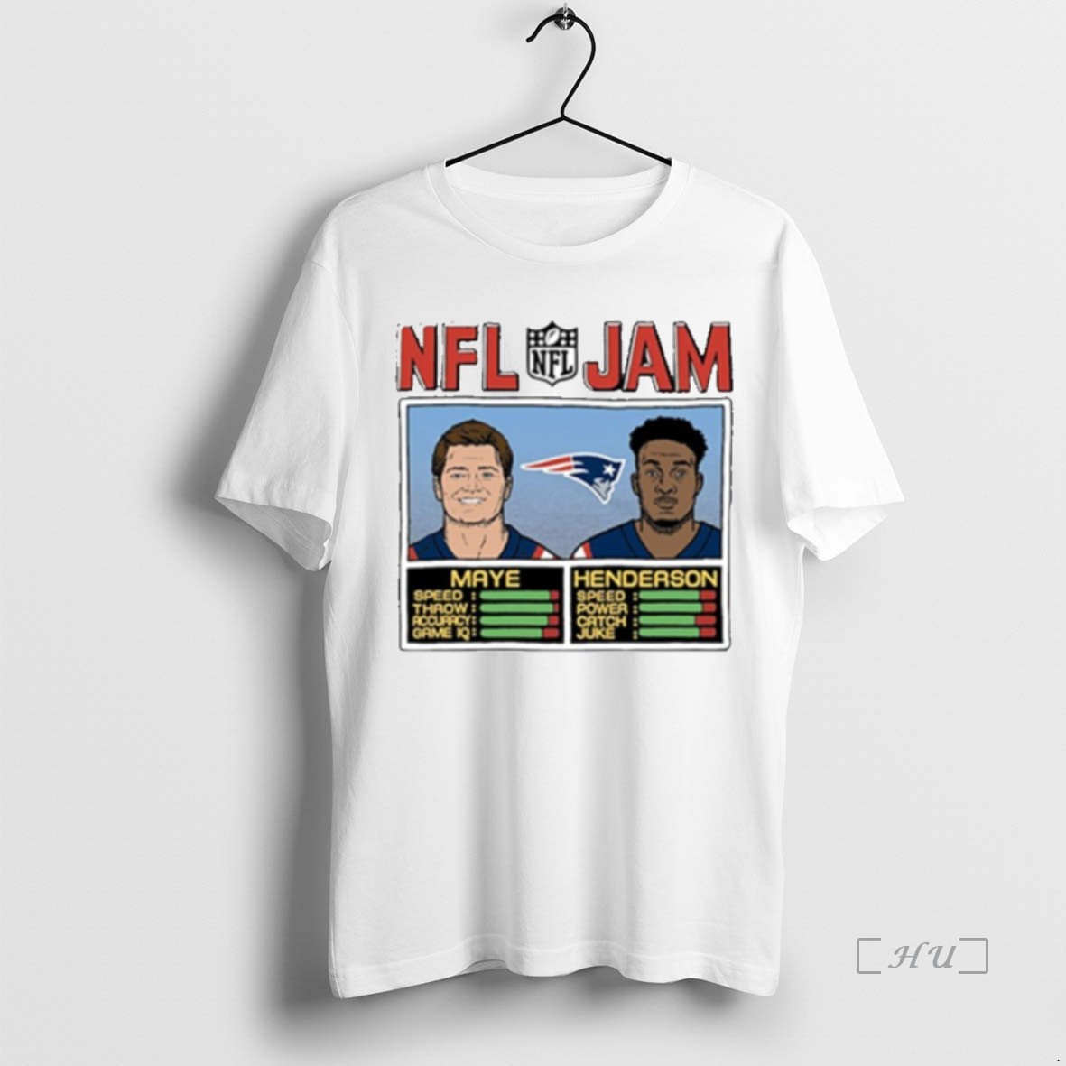 Officials Drake Maye Treveyon Henderson Nfl Jam Premium T Shirts Sweater Hoodie