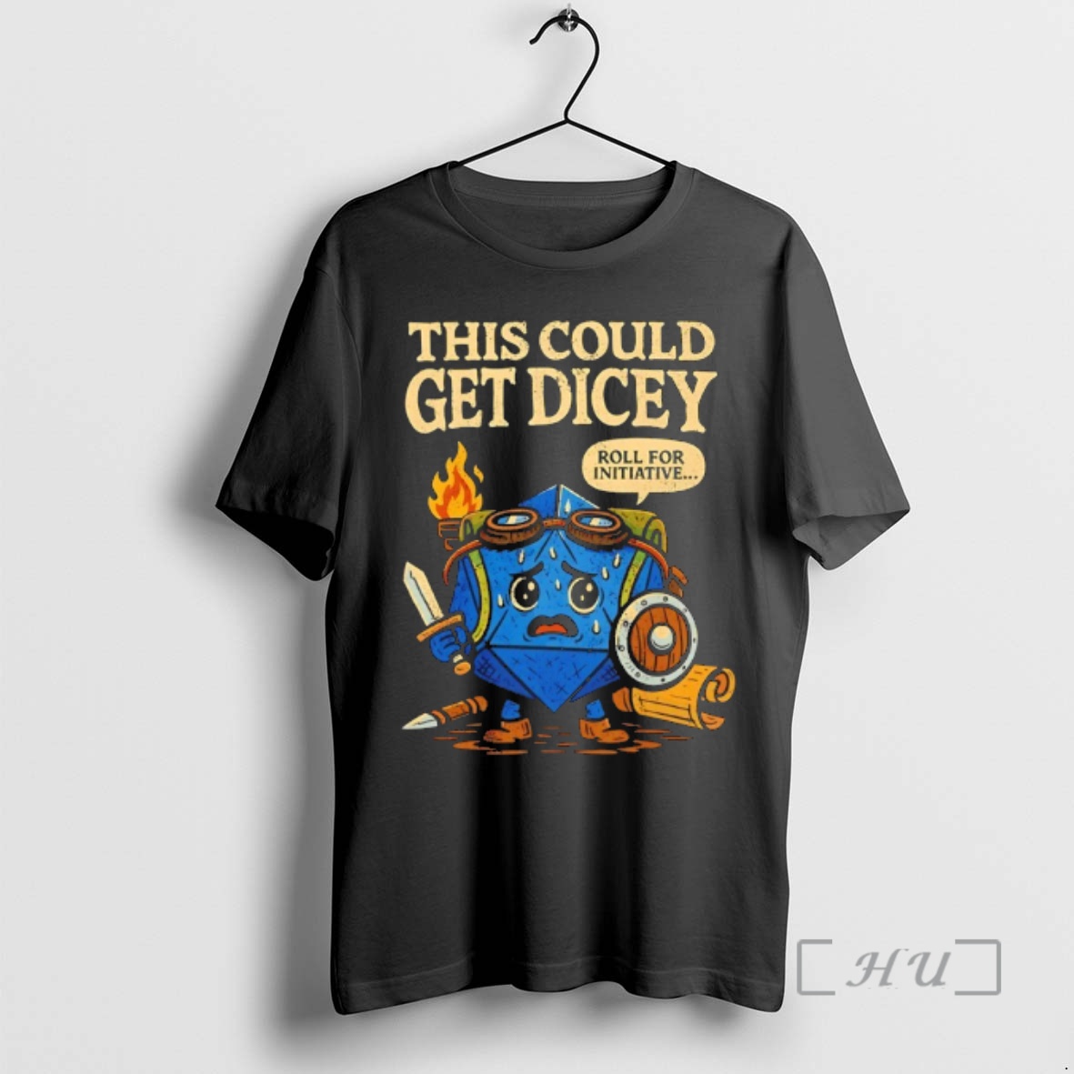 Officials Dungeons And Dragons This Could Get Dicey Roll For Intiative Premium T Shirts Sweater Hoodie