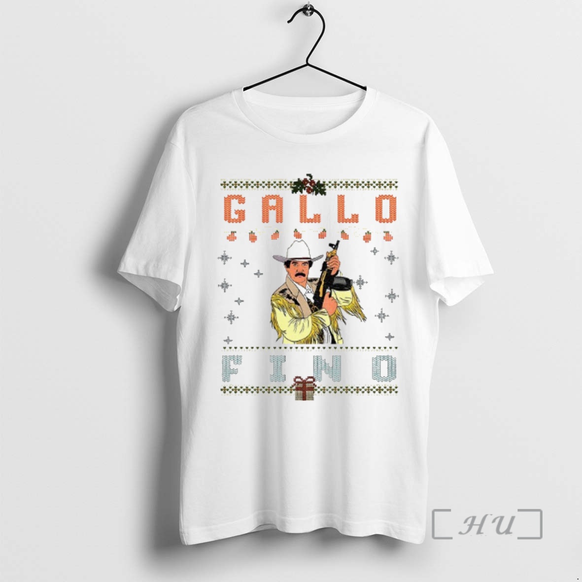 Officials Gallo Fino Mexican Cowboy Mexican Corrido Merry Christmas Premium T Shirts Sweater Hoodie