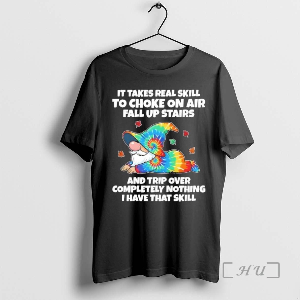 Officials Gnome It Takes Real Skill To Choke On Air Fall Up Stairs And Trip Over Premium T Shirts Sweater Hoodie