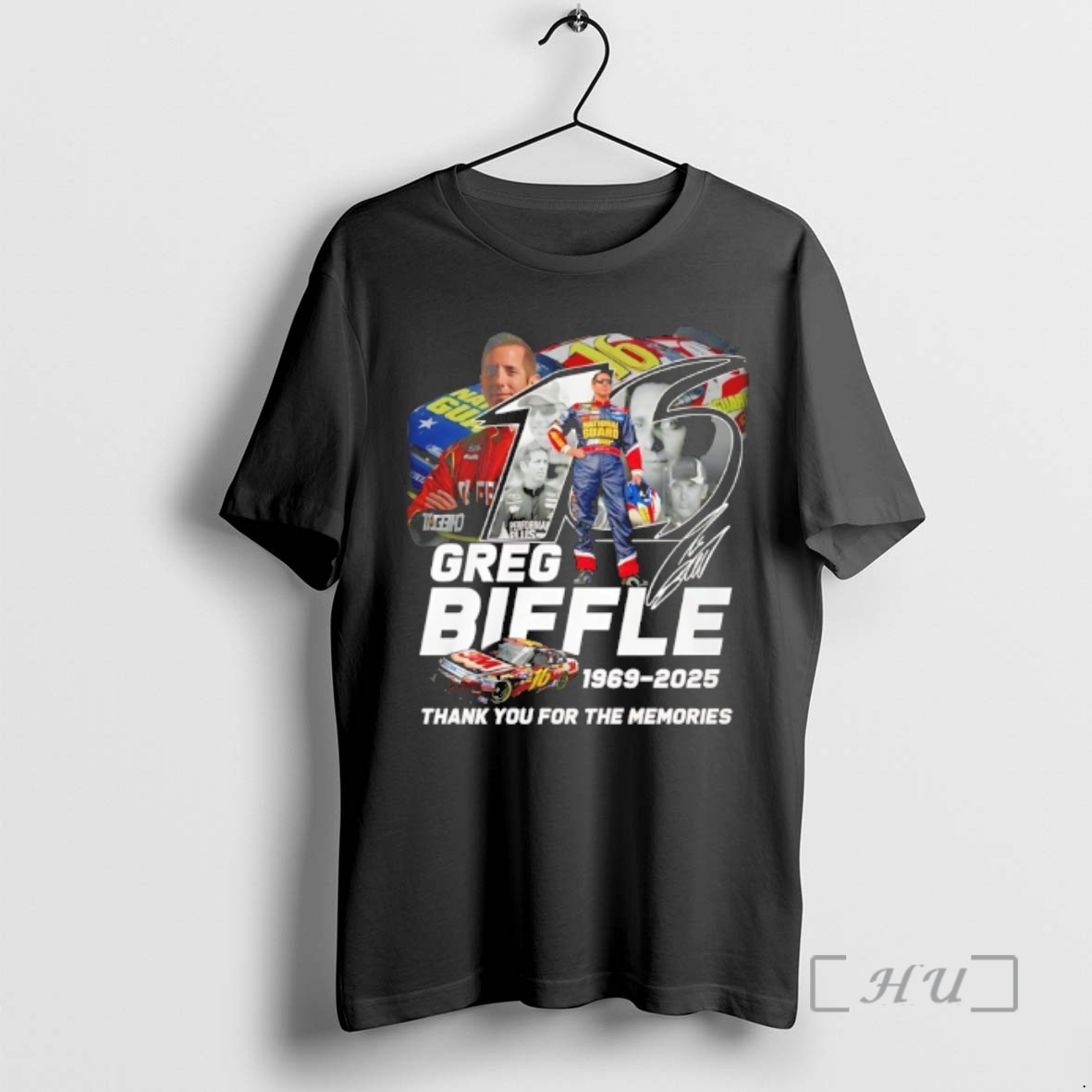 Officials Greg Biffle 1969 2025 Thank You For The Memories Signature Premium T Shirts Sweater Hoodie