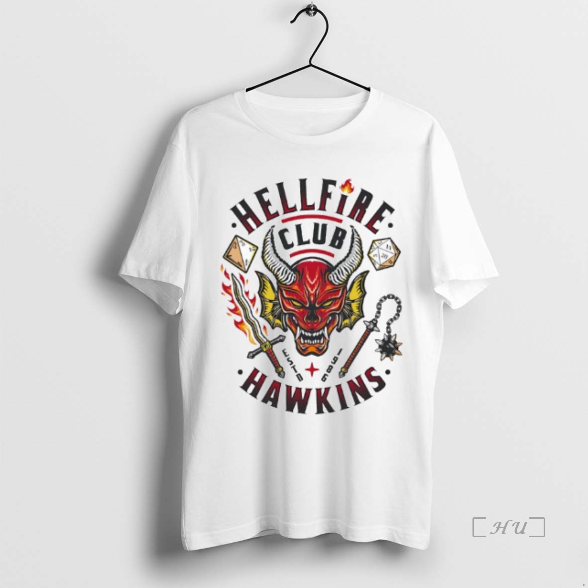 Officials Hellfire Club Hawkins Graphic Premium T Shirts Sweater Hoodie