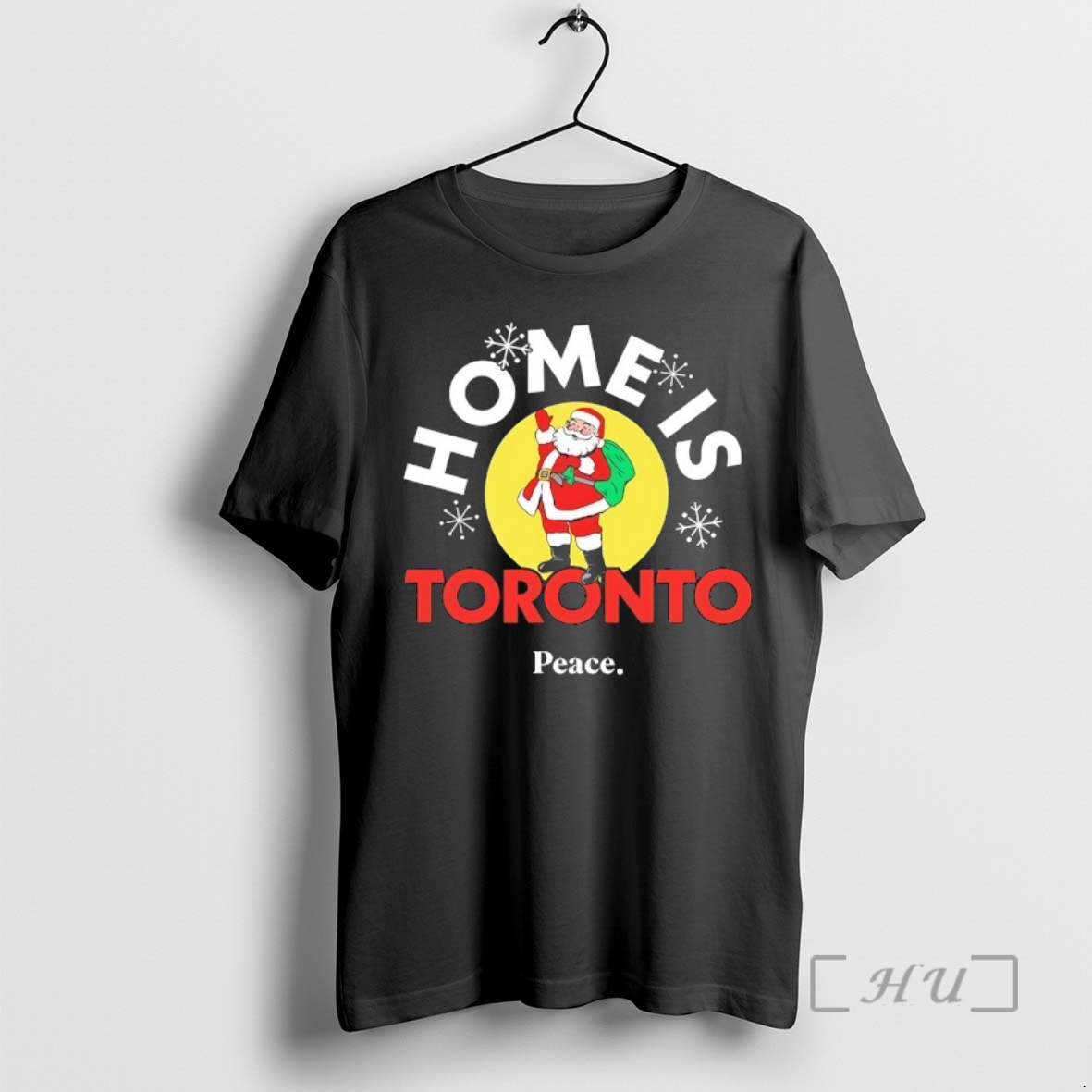 Officials Home Is Toronto Peace Santa Premium T Shirts Sweater Hoodie