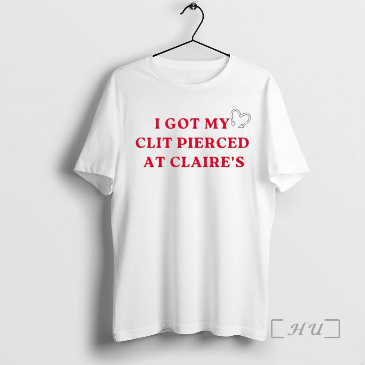Officials I Got My Clit Pierced At Claire Heart Premium T Shirts Sweater Hoodie