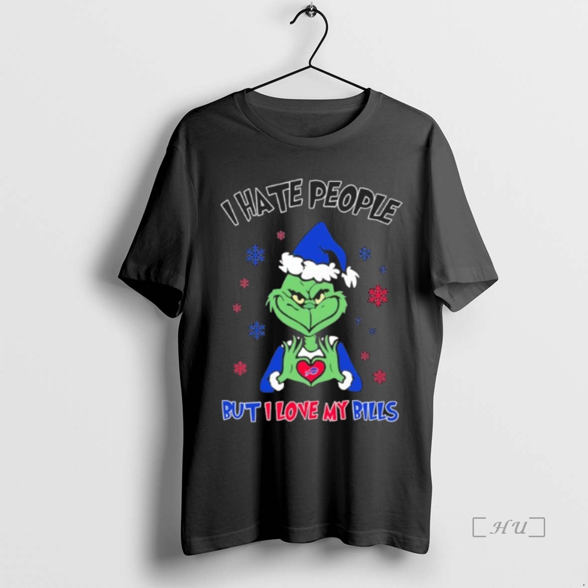 Officials I Hate People The Grinch But I Love My Bills Christmas Premium T Shirts Sweater Hoodie