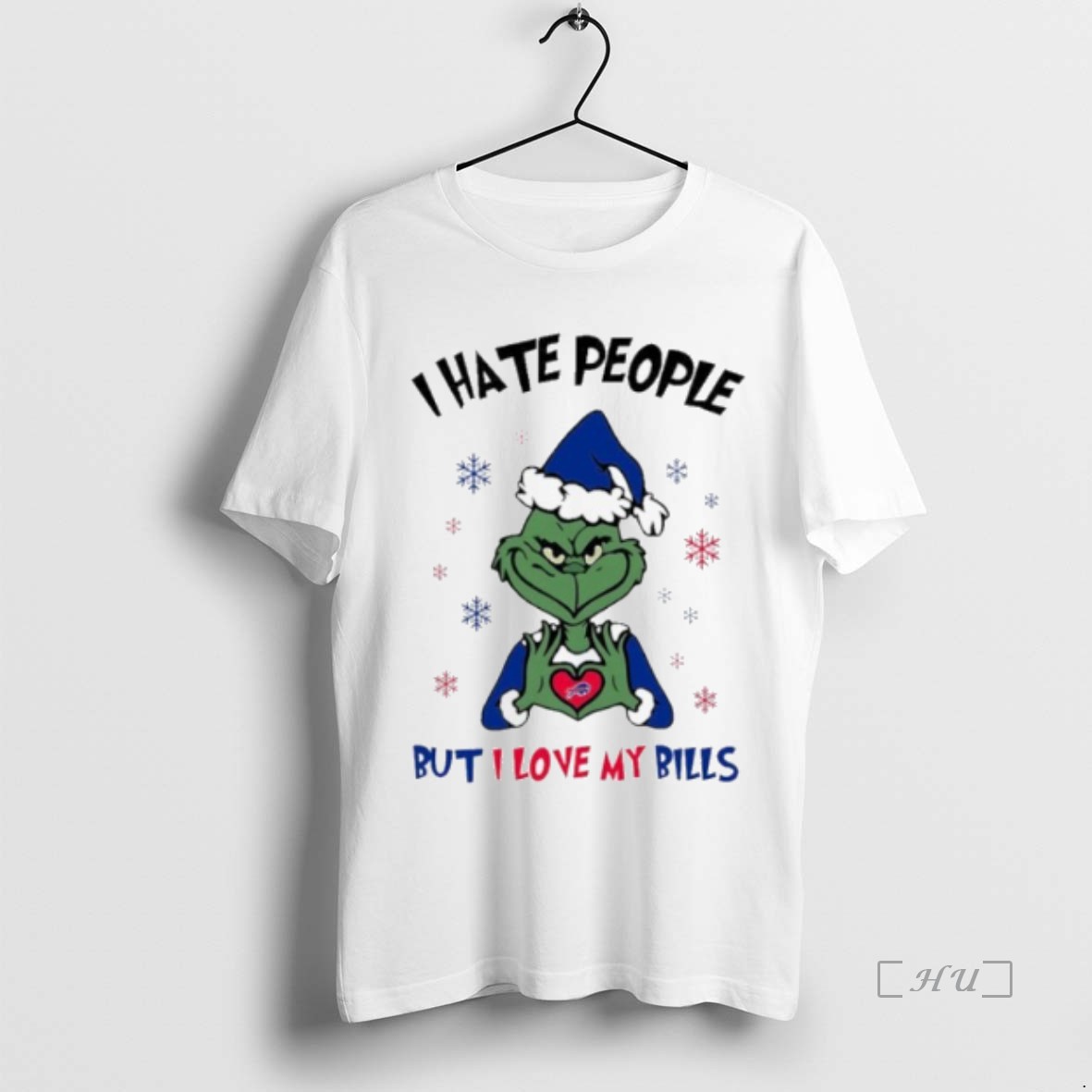 Officials I Hate People The Grinch But I Love My Bills Premium T Shirts Sweater Hoodie