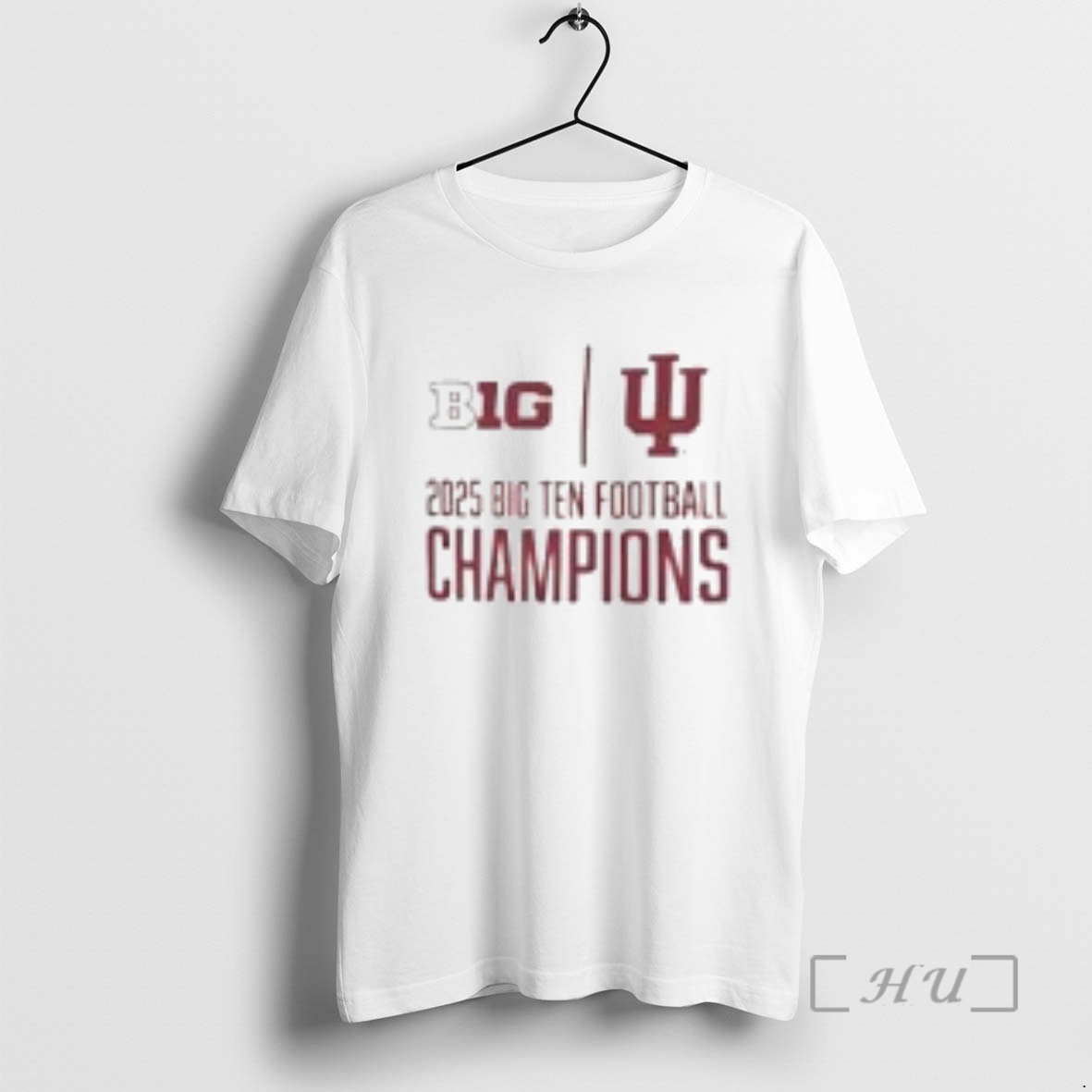 Officials Indiana Football 2025 Big Ten Champions Score 2 Sided Premium T Shirts Sweater Hoodie