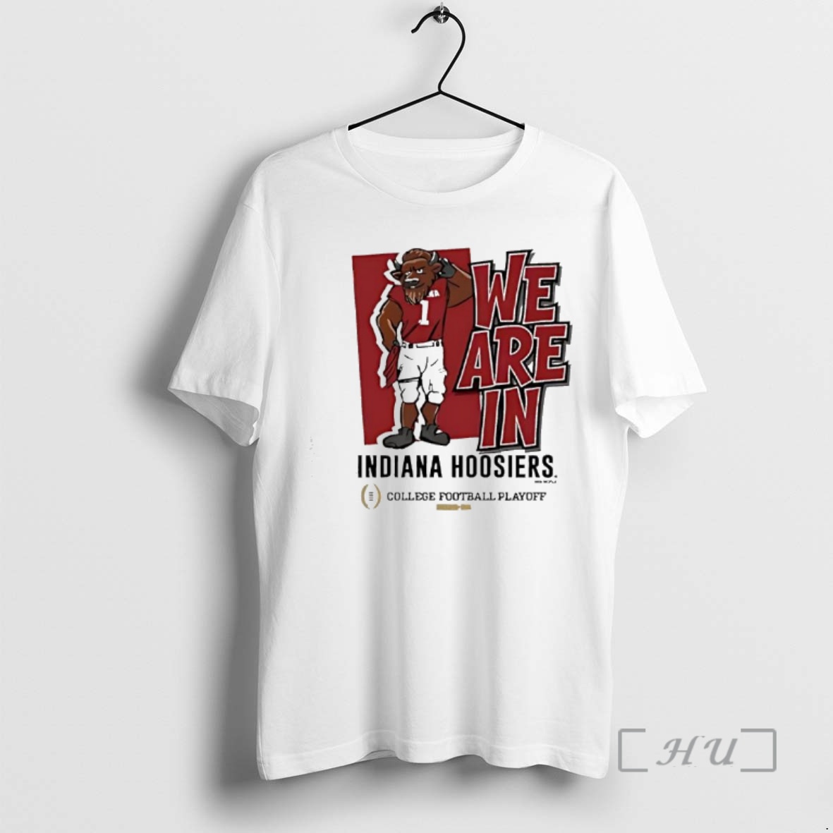 Officials Indiana Hoosiers 2025 Cfp Bound Mascot Premium T Shirts Sweater Hoodie