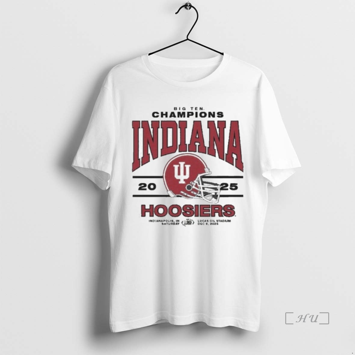 Officials Indiana Hoosiers Big Ten Football Champions Dec 6 2025 Premium T Shirts Sweater Hoodie