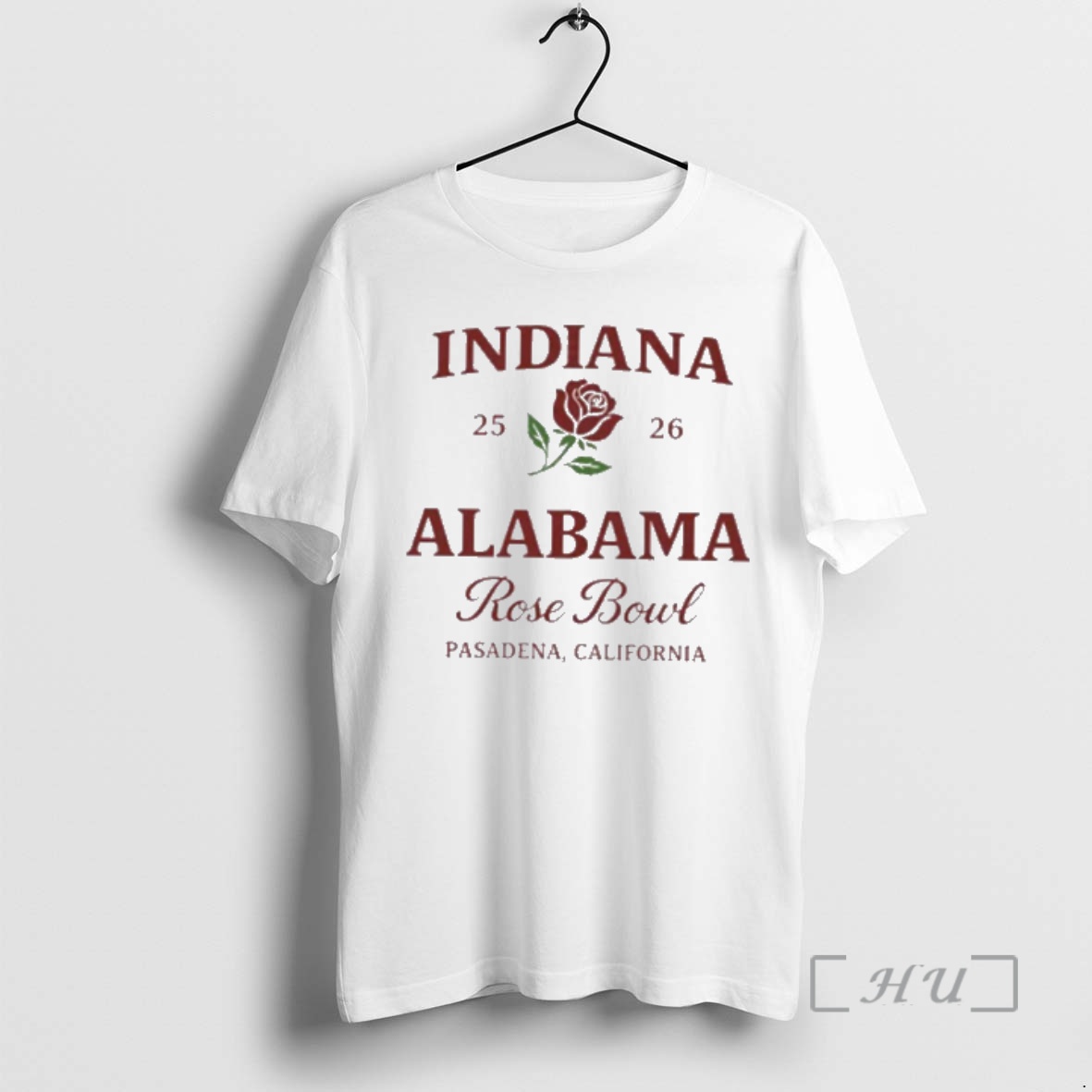 Officials Indiana Vs Alabama 2025 26 Rose Bowl Pasadena California Premium T Shirts Sweater Hoodie