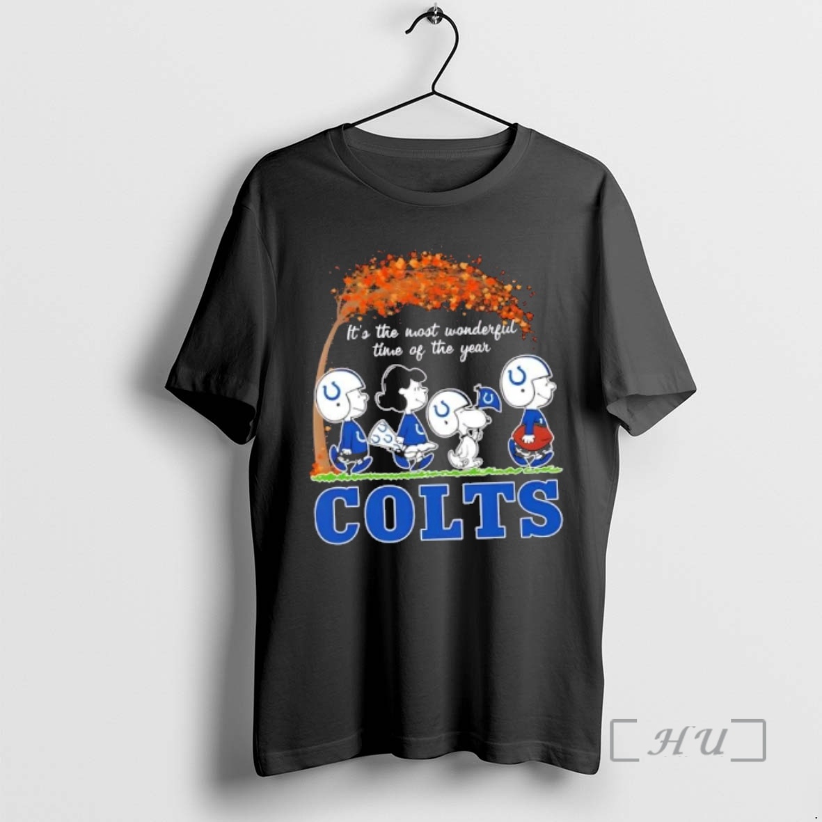 Officials Indianapolis Colts X Peanuts Snoopy And Friends Autumn Its The Most Wonderful Time Of The Year Premium T Shirts Sweater Hoodie