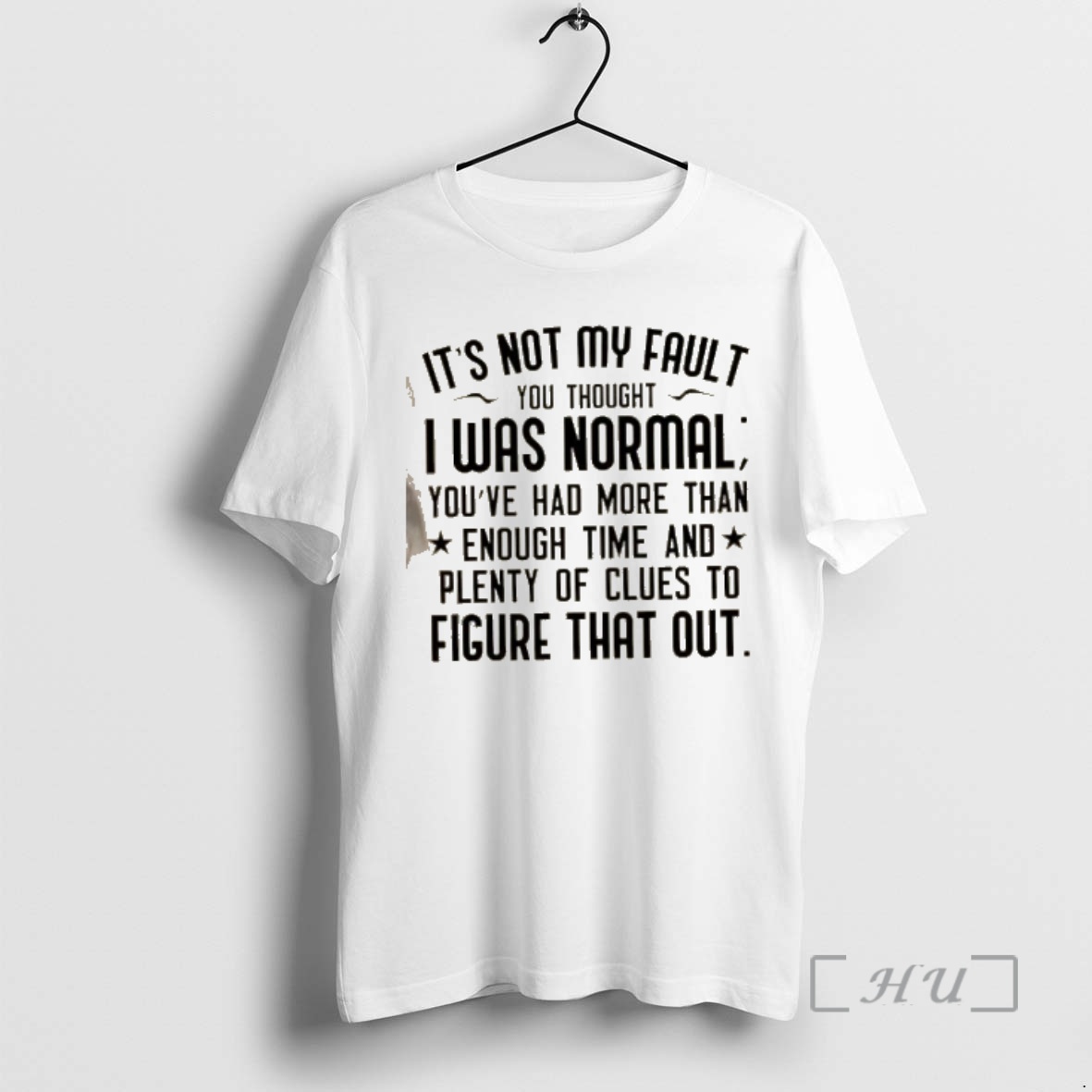 Officials Its Not My Fault You Thought I Was Normal Youve Had More Than Enough Time And Plenty Of Clues To Figure That Out Quote Premium T Shirts Sweater Hoodie