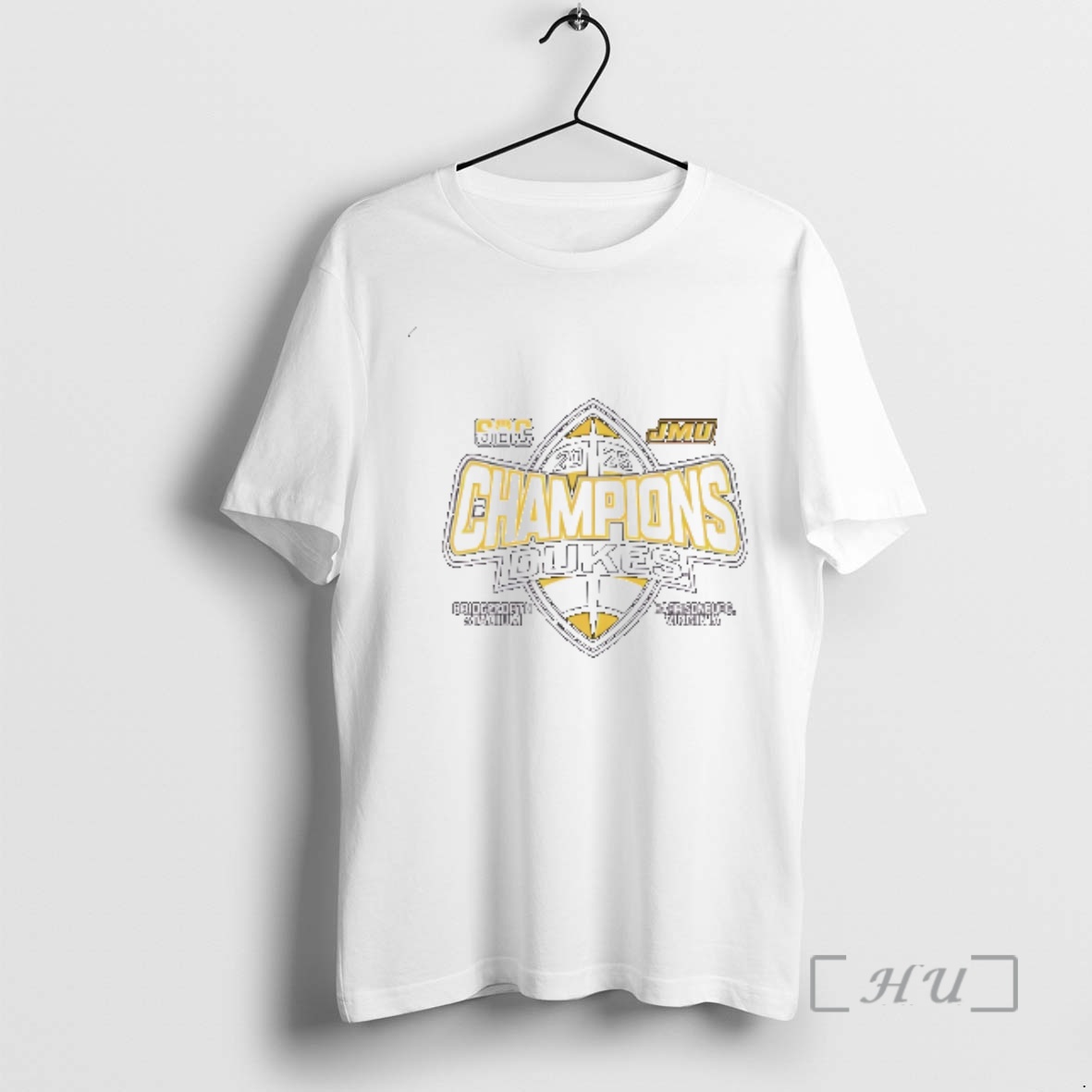 Officials James Madison Dukes Blue Sun Belt Football Champions 2025 Premium T Shirts Sweater Hoodie