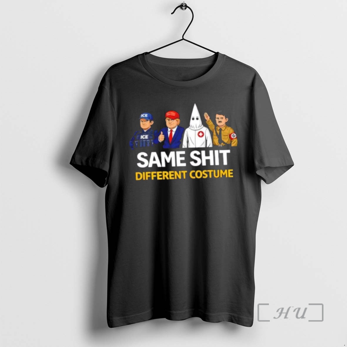 Officials Maga Red Hat Same Shit Different Costume Caricature Premium T Shirts Sweater Hoodie