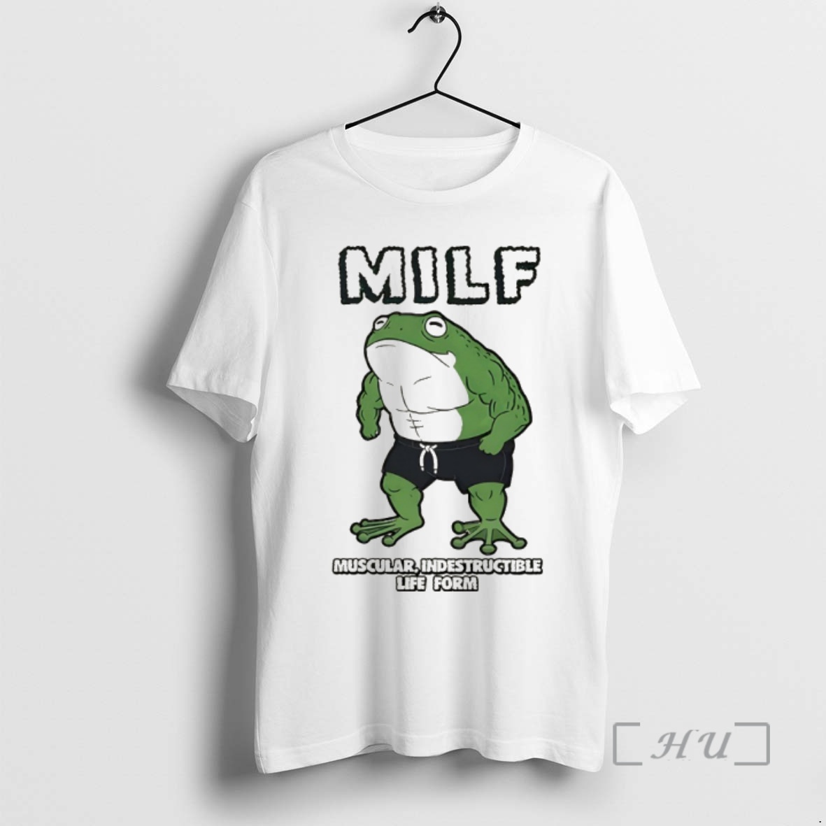 Officials Milf Frog Muscular Indestructible Life Form Premium T Shirts Sweater Hoodie