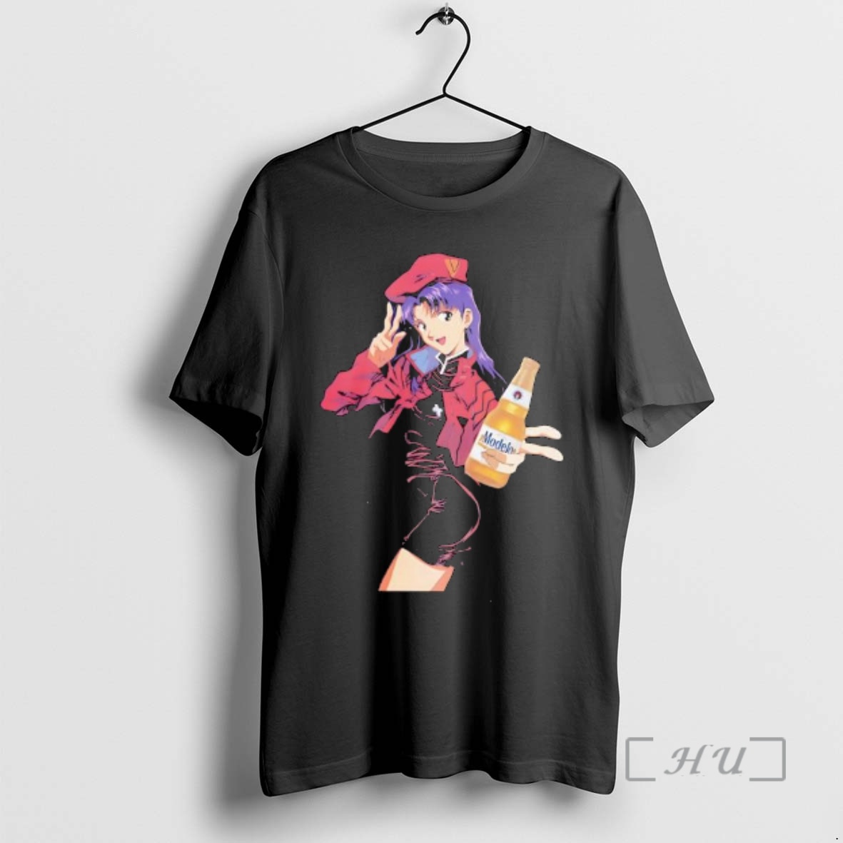 Officials Misato Katsuragi X Modelo Beer Anime Series Premium T Shirts Sweater Hoodie