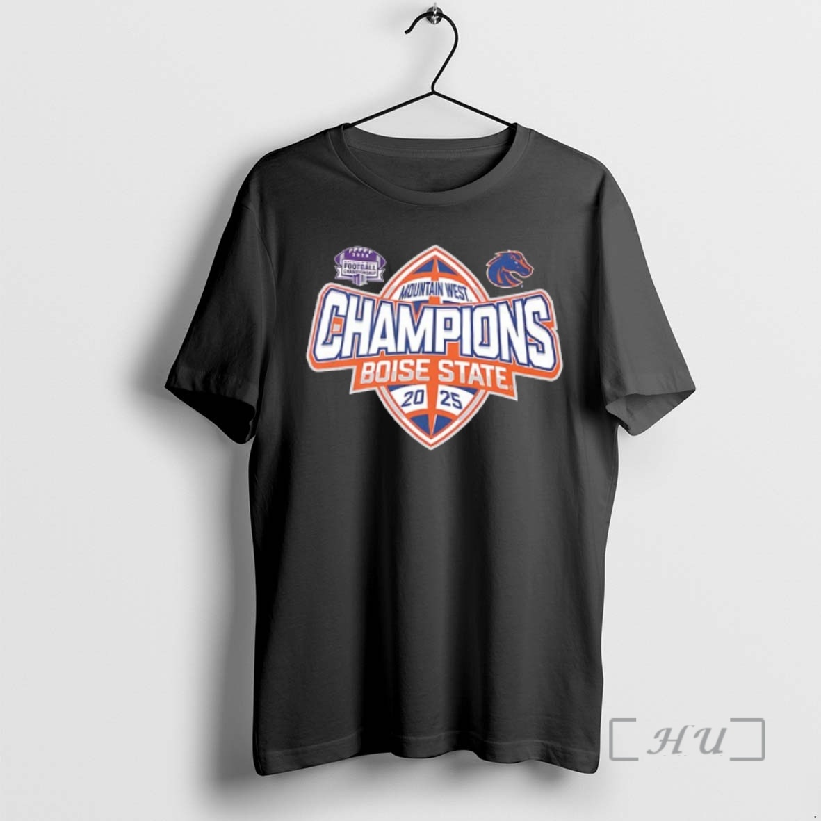 Officials Mountain West Conference Champions Boise State Broncos Locker Room 2 Sided Premium T Shirts Sweater Hoodie