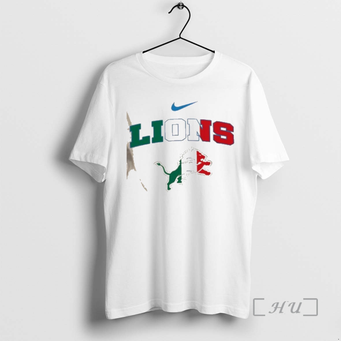 Officials Nfl Italia Go Detroit Lions 2 Sided Premium T Shirts Sweater Hoodie