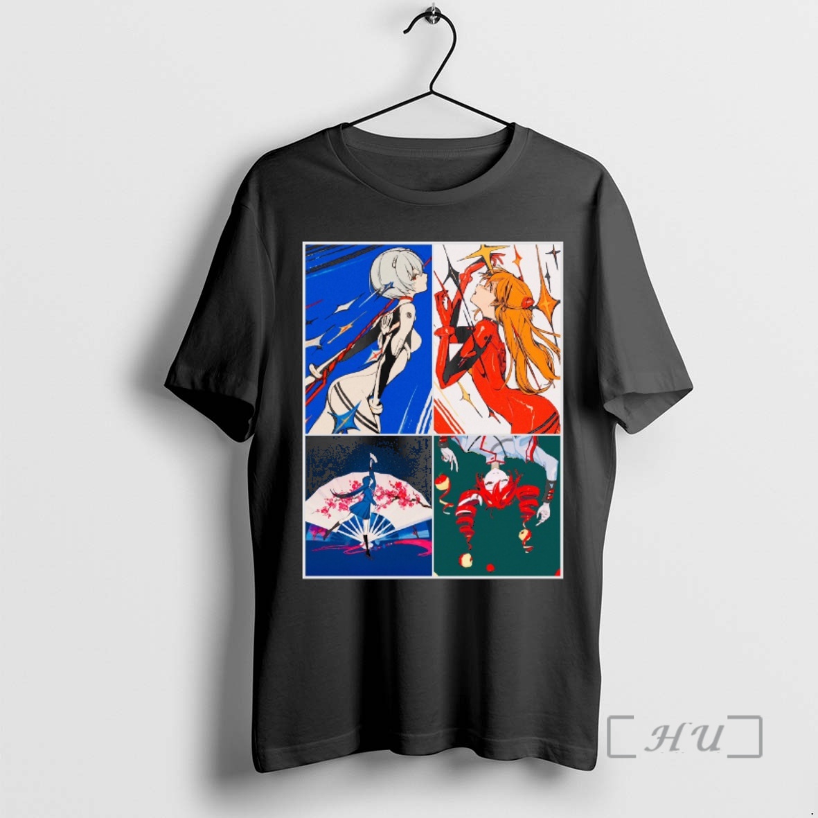 Officials Neon Genesis Evangelion Rei Ayanami Asuka Langley Soryu Anime Premium T Shirts Sweater Hoodie