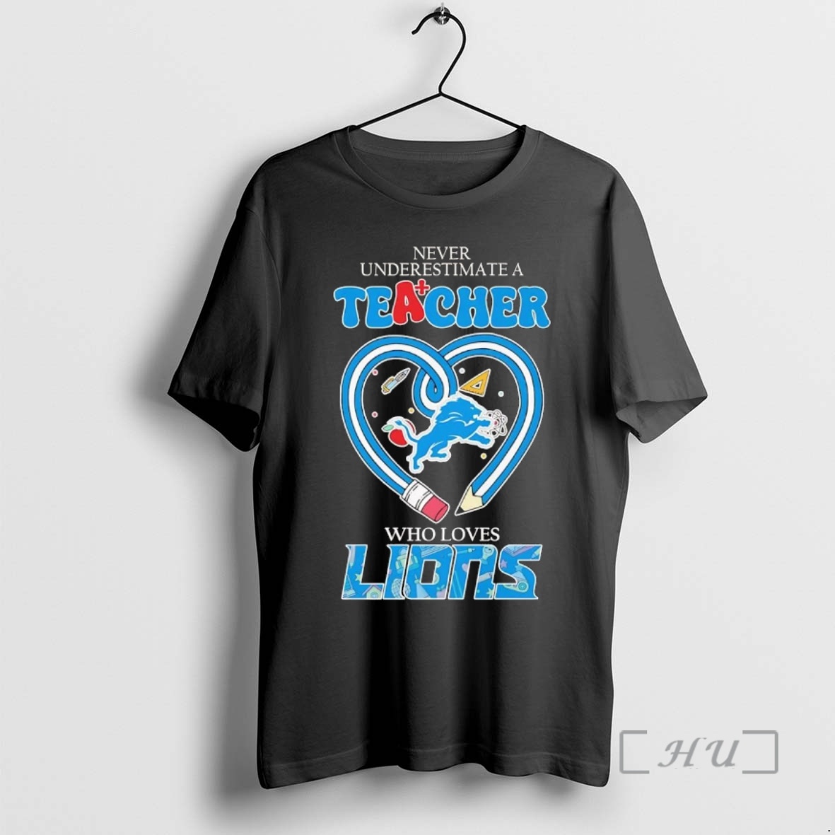 Officials Never Underestimate A Teacher Who Loves Detroit Lions Premium T Shirts Sweater Hoodie