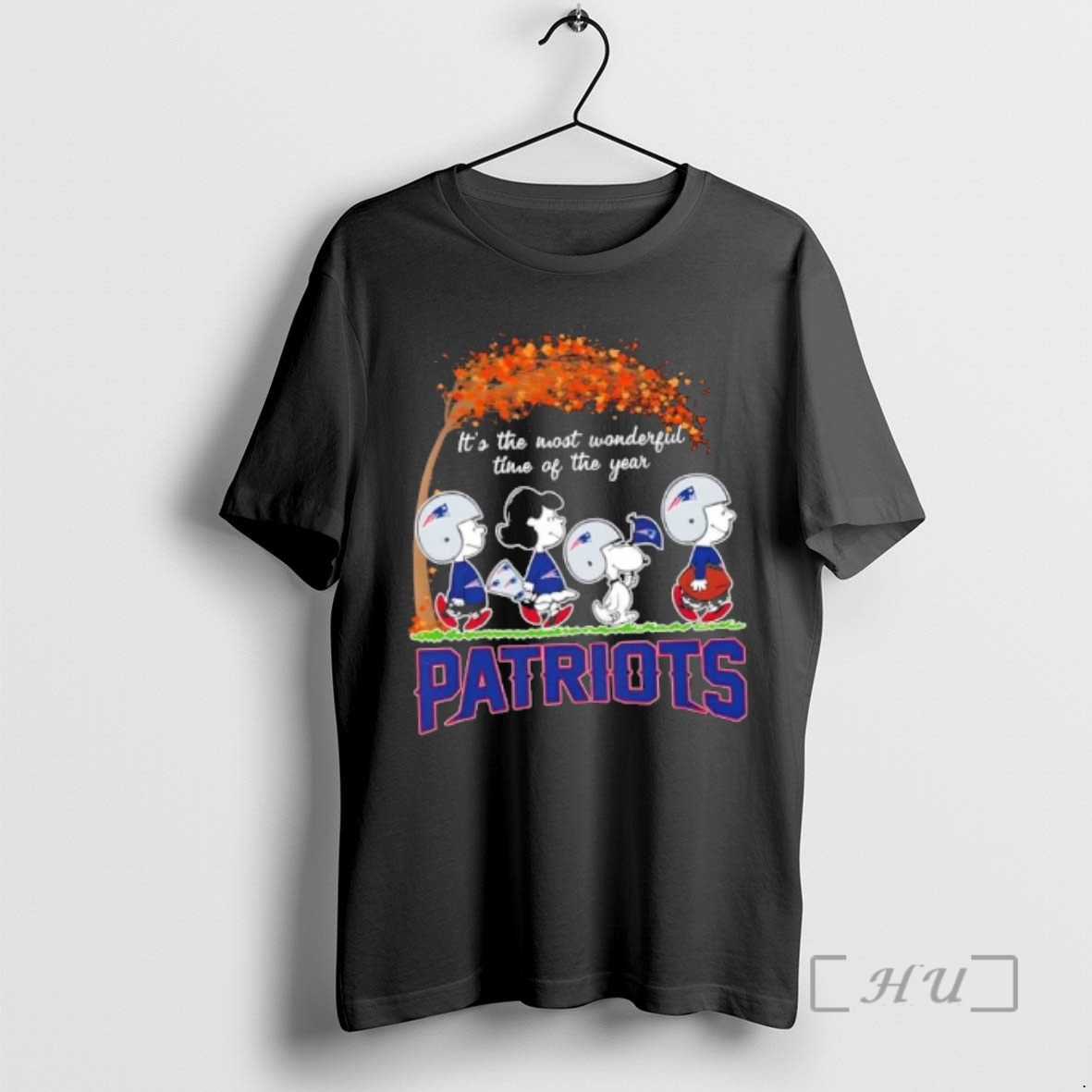 Officials New England Patriots X Peanuts Snoopy And Friends Autumn Its The Most Wonderful Time Of The Year Premium T Shirts Sweater Hoodie