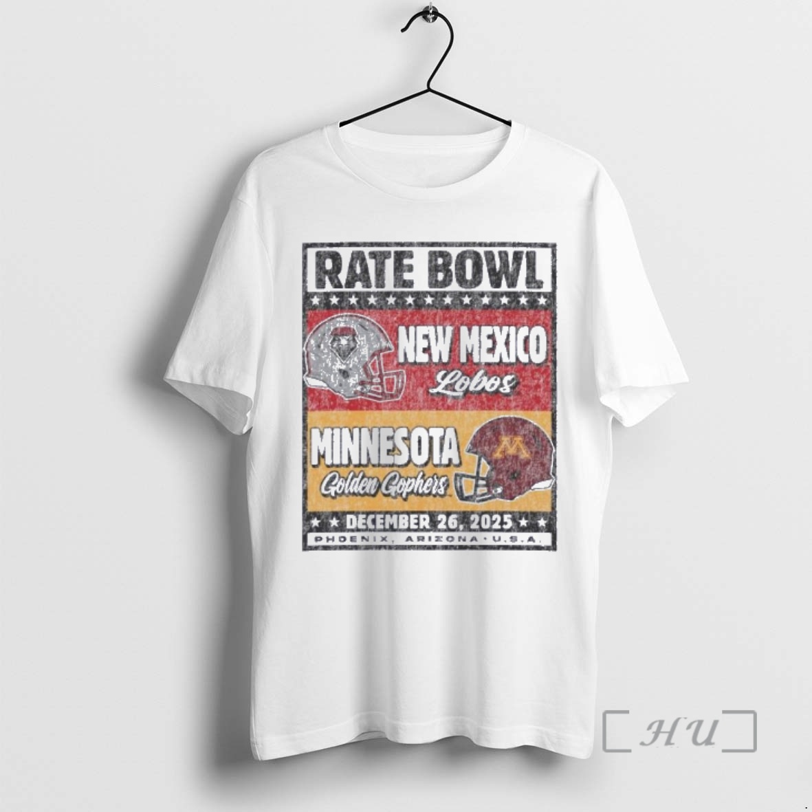 Officials New Mexico Lobos Vs Minnesota Golden Gophers 2025 Rate Bowl Vintage Premium T Shirts Sweater Hoodie