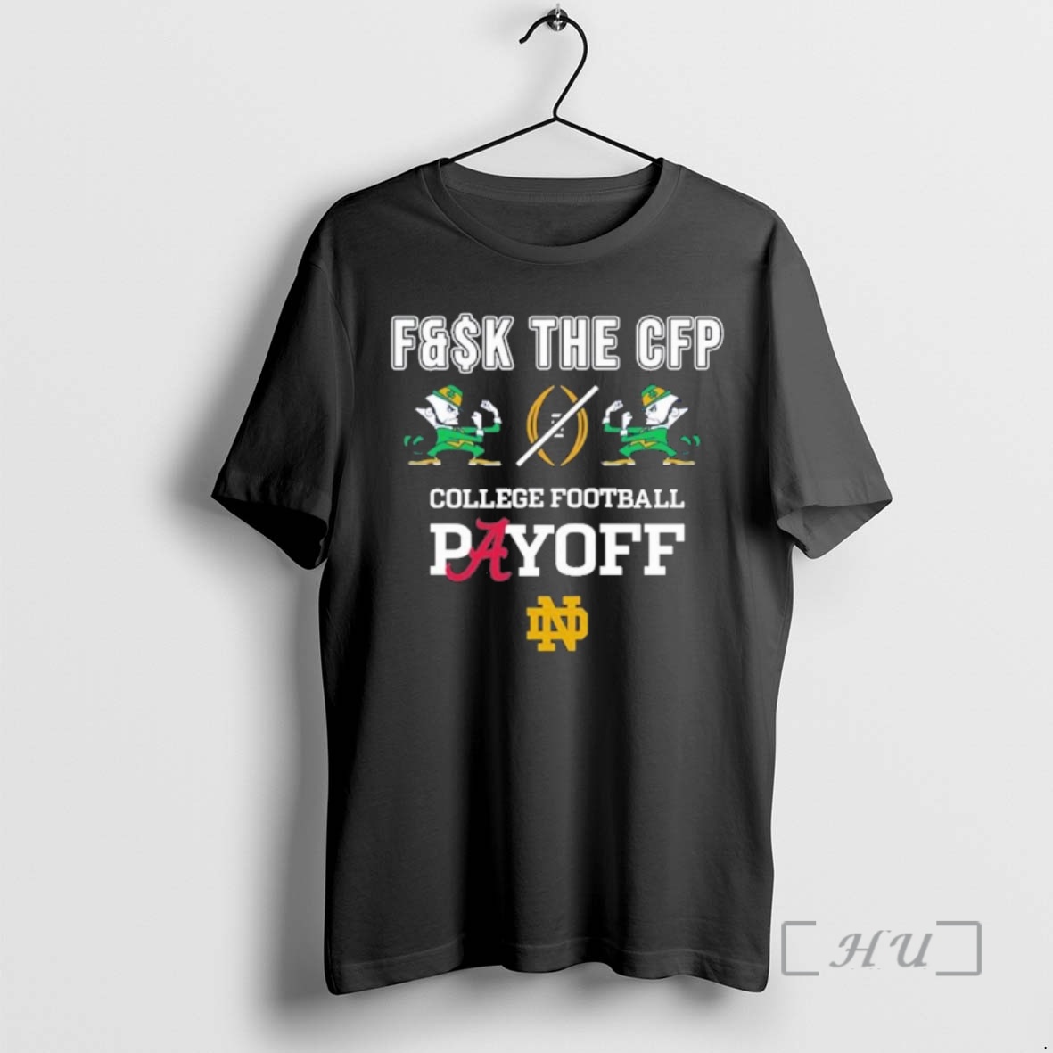 Officials Notre Dame Fighting Irish Fuck The College Football Playoff 2025 Premium T Shirts Sweater Hoodie