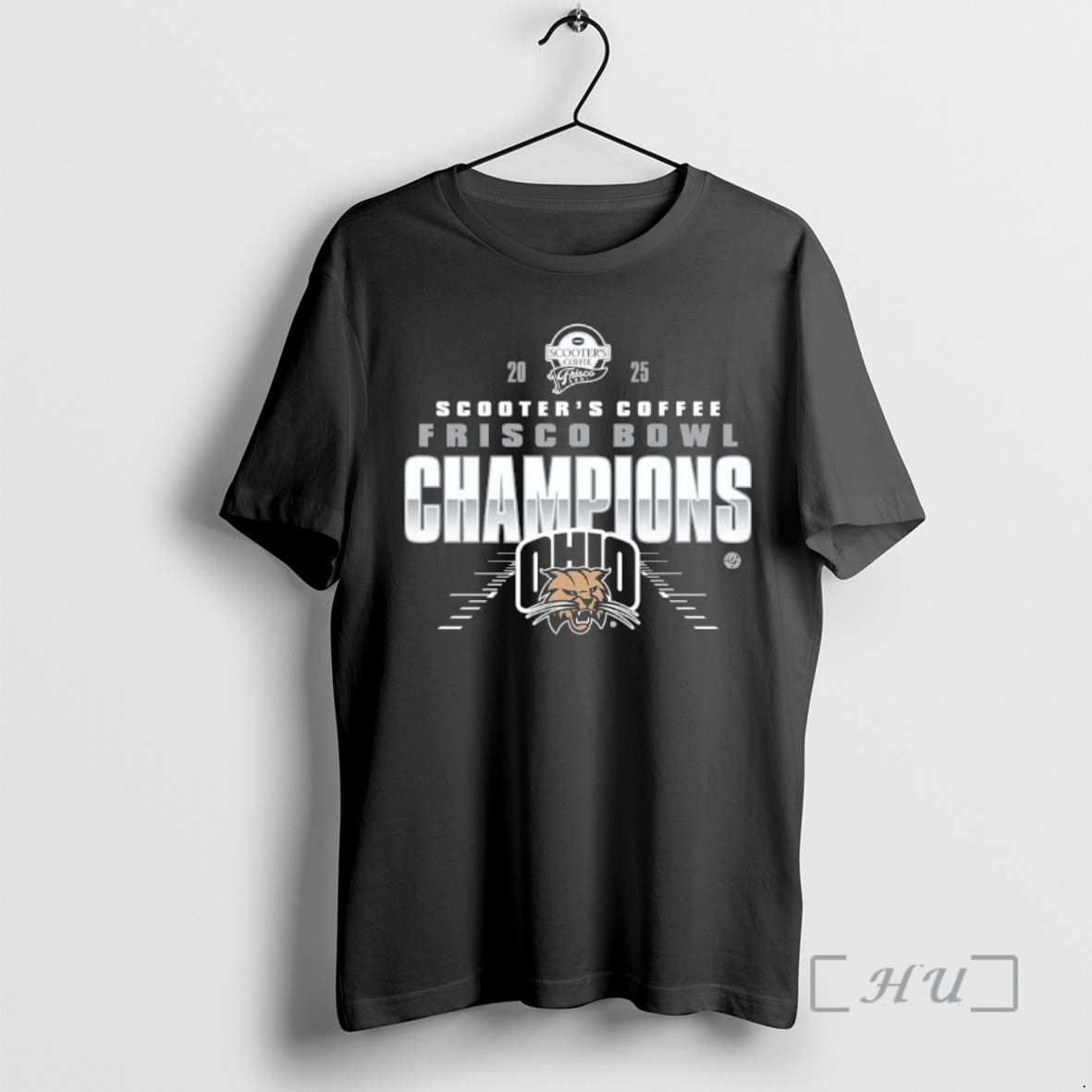 Officials Ohio Bobcats 2025 Frisco Bowl Champions Premium T Shirts Sweater Hoodie