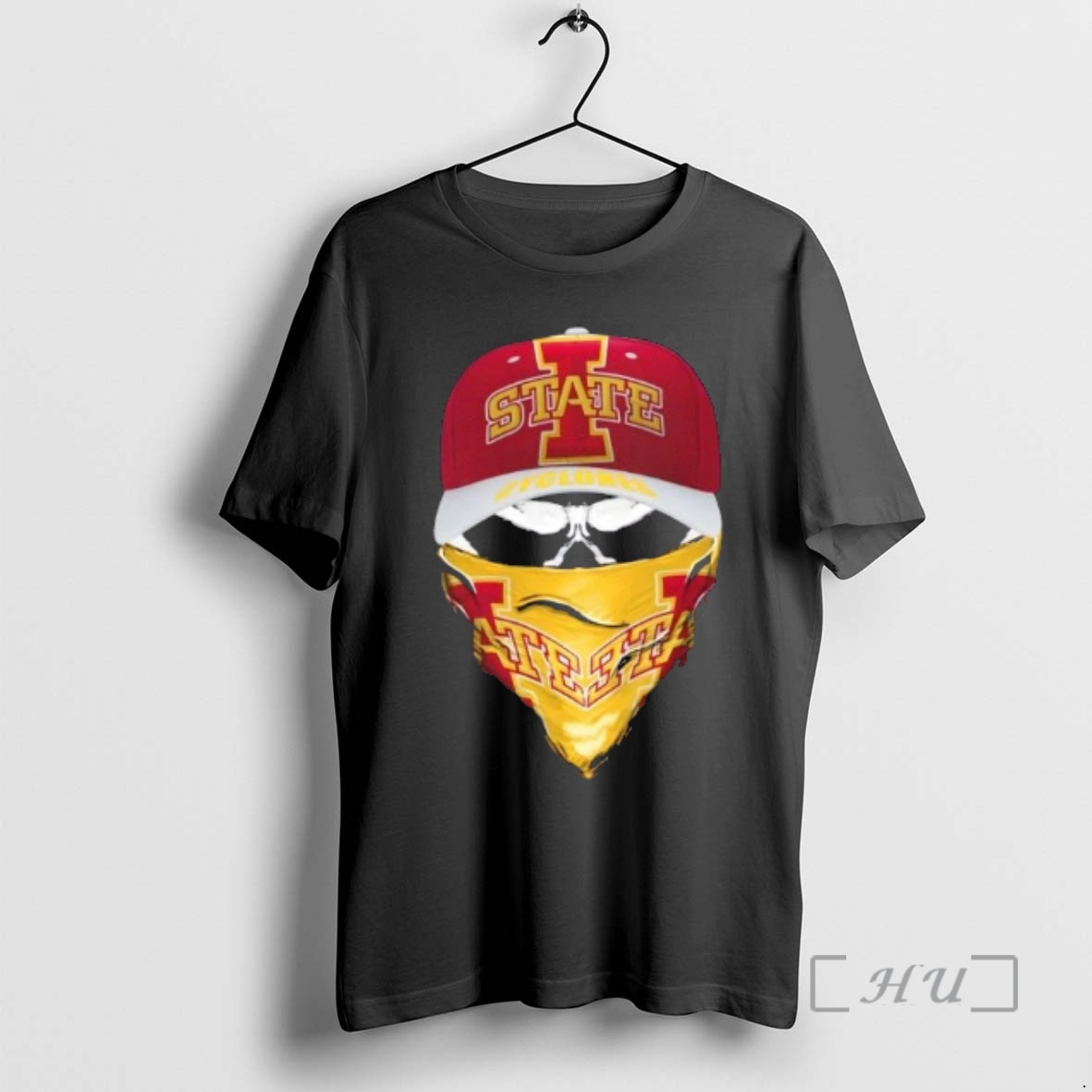 Officials Outlaw Skull Gang Wearing A Cap X Iowa State Cyclones Premium T Shirts Sweater Hoodie