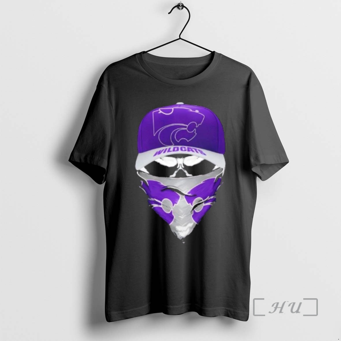 Officials Outlaw Skull Gang Wearing A Cap X Kansas State Wildcats Premium T Shirts Sweater Hoodie