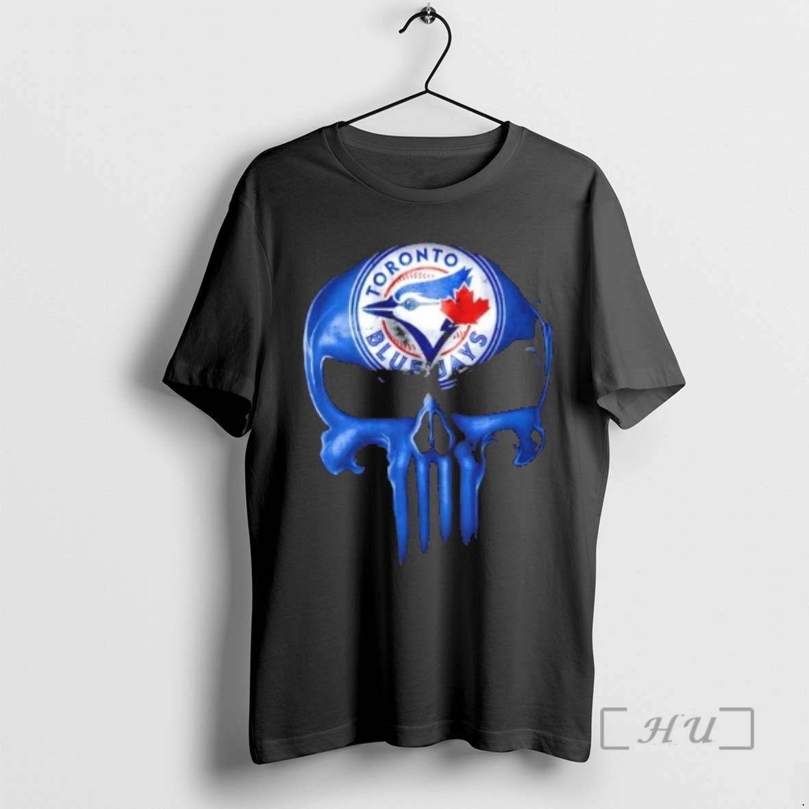 Officials Punisher Skull X Toronto Blue Jays Baseball Logo Premium T Shirts Sweater Hoodie