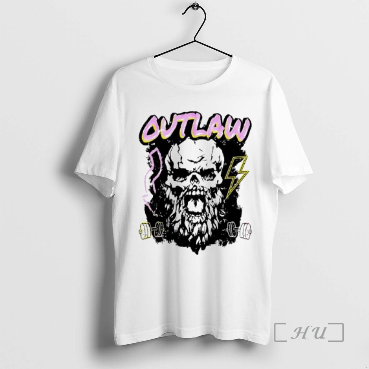 Officials Retro Outlaw Skull Graphic Premium T Shirts Sweater Hoodie