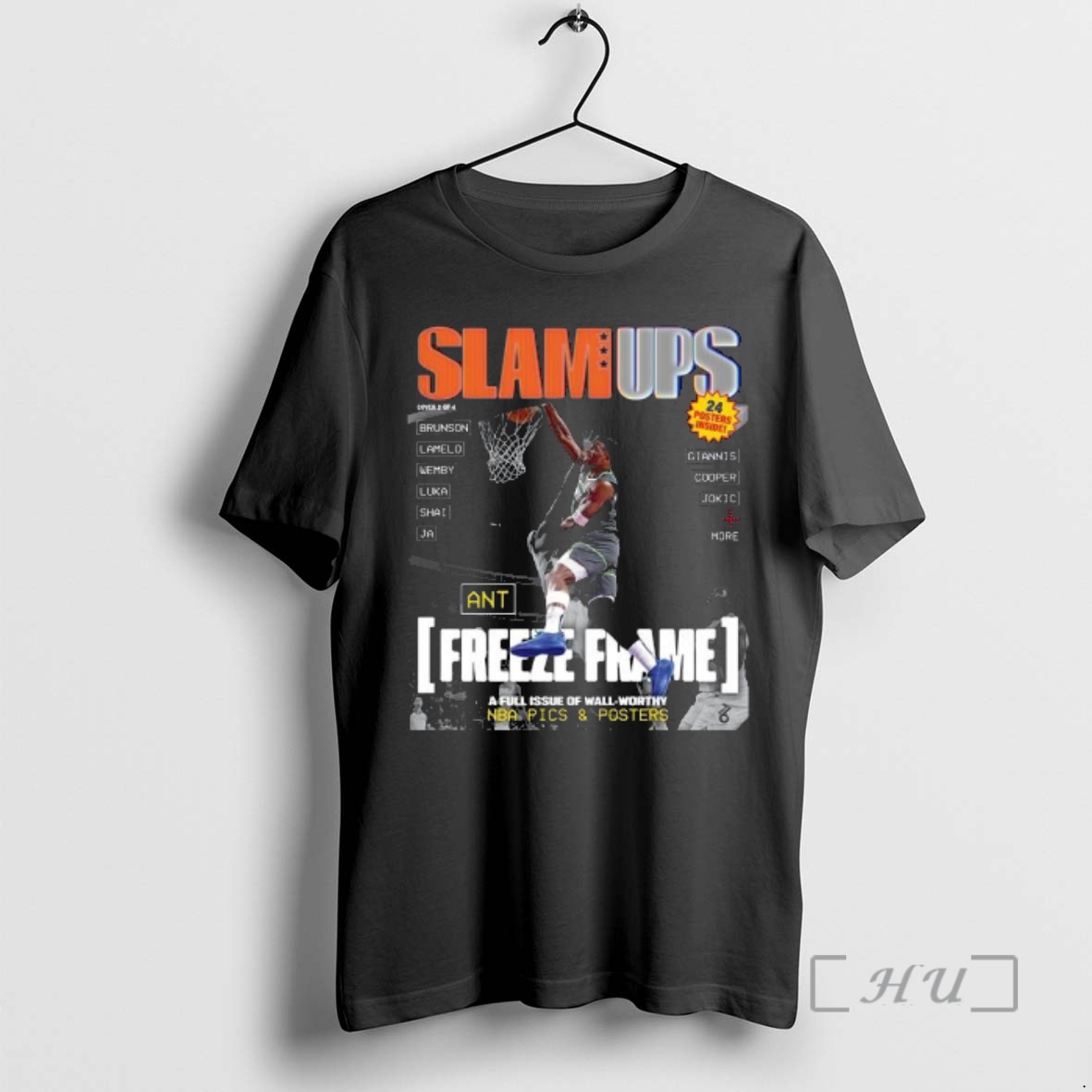 Officials Slamups Anthony Edwards Magazine Premium T Shirts Sweater Hoodie