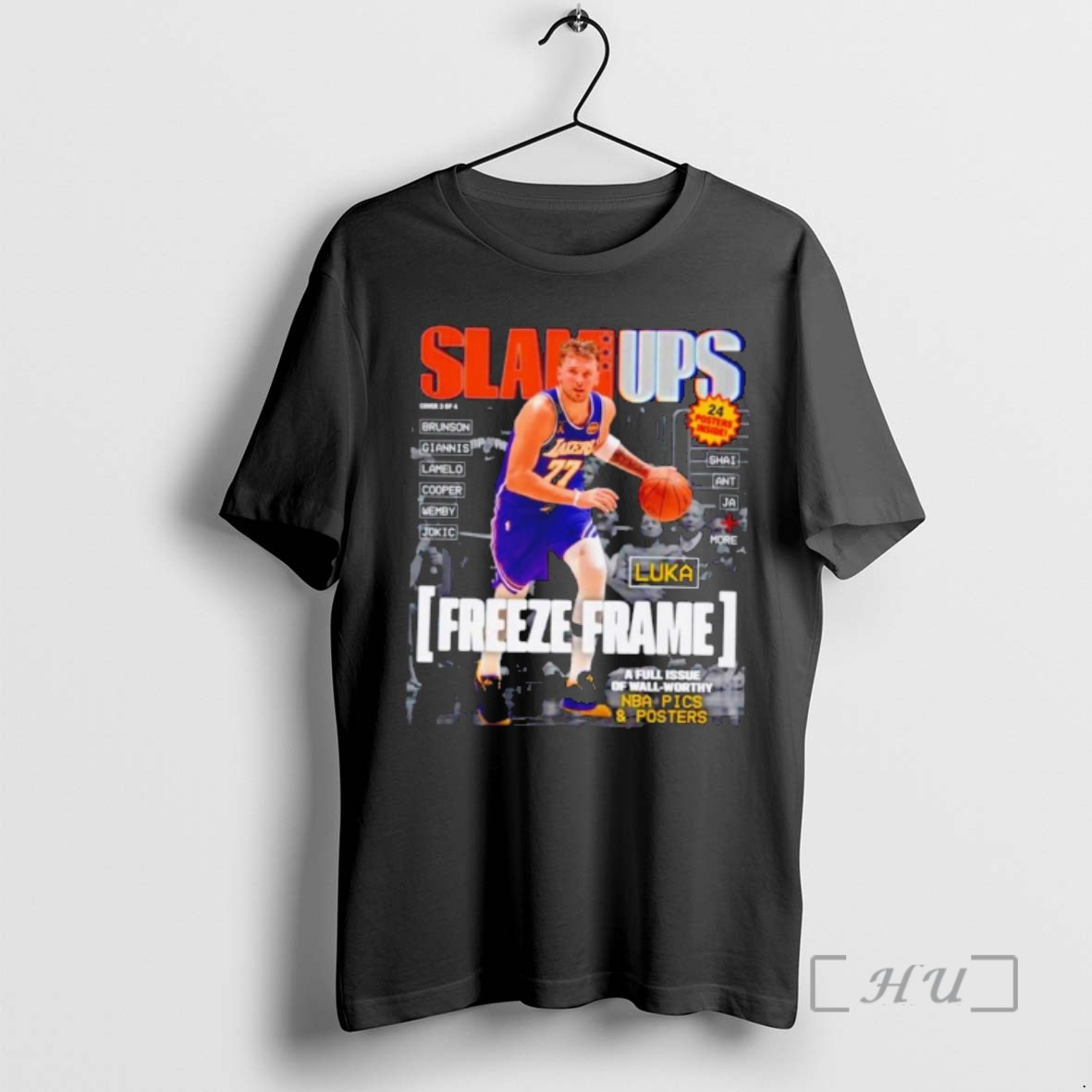 Officials Slamups Luka Doncic Magazine Los Angeles Lakers Nba Premium T Shirts Sweater Hoodie