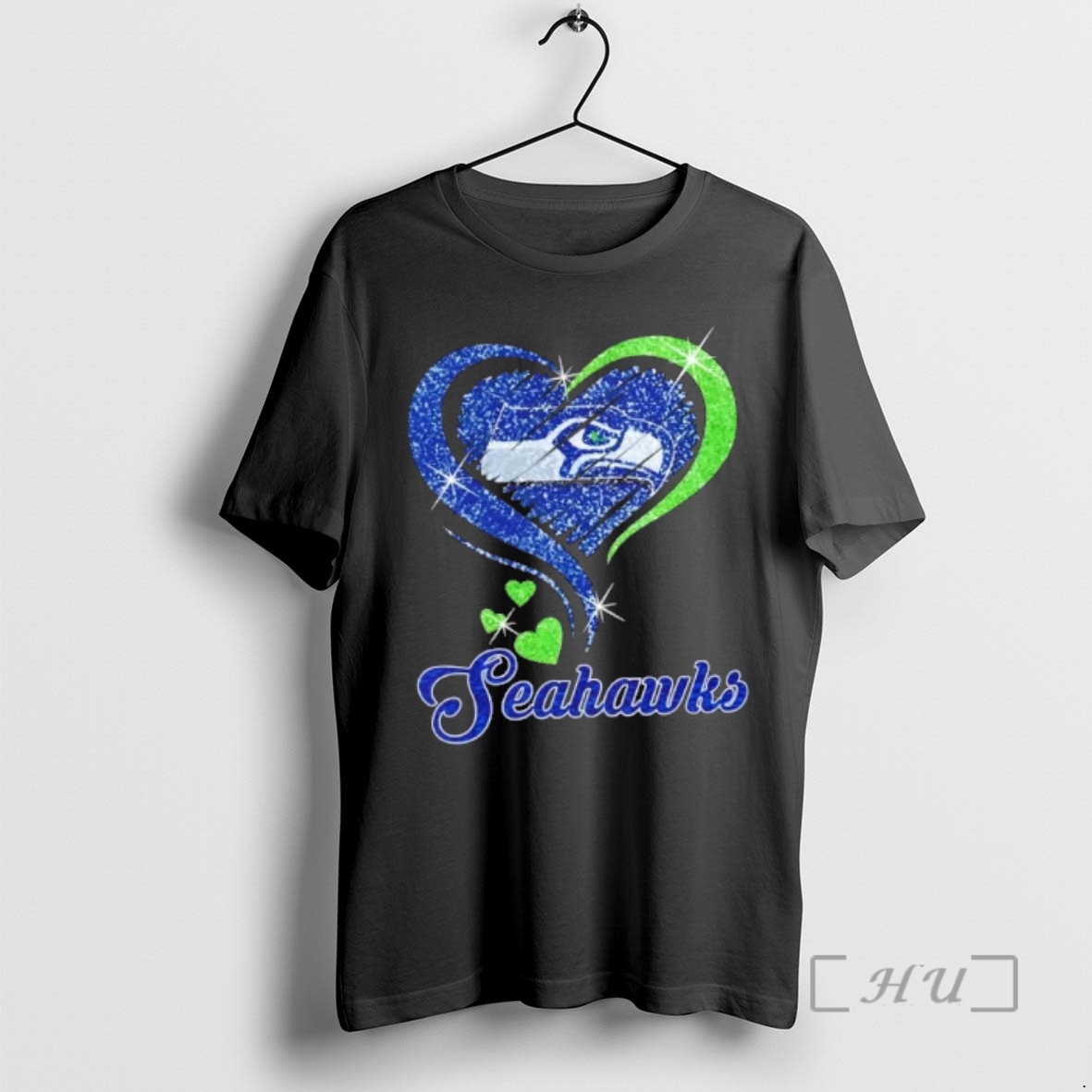 Officials Seattle Seahawks Football In Glitter Heart Fans Premium T Shirts Sweater Hoodie