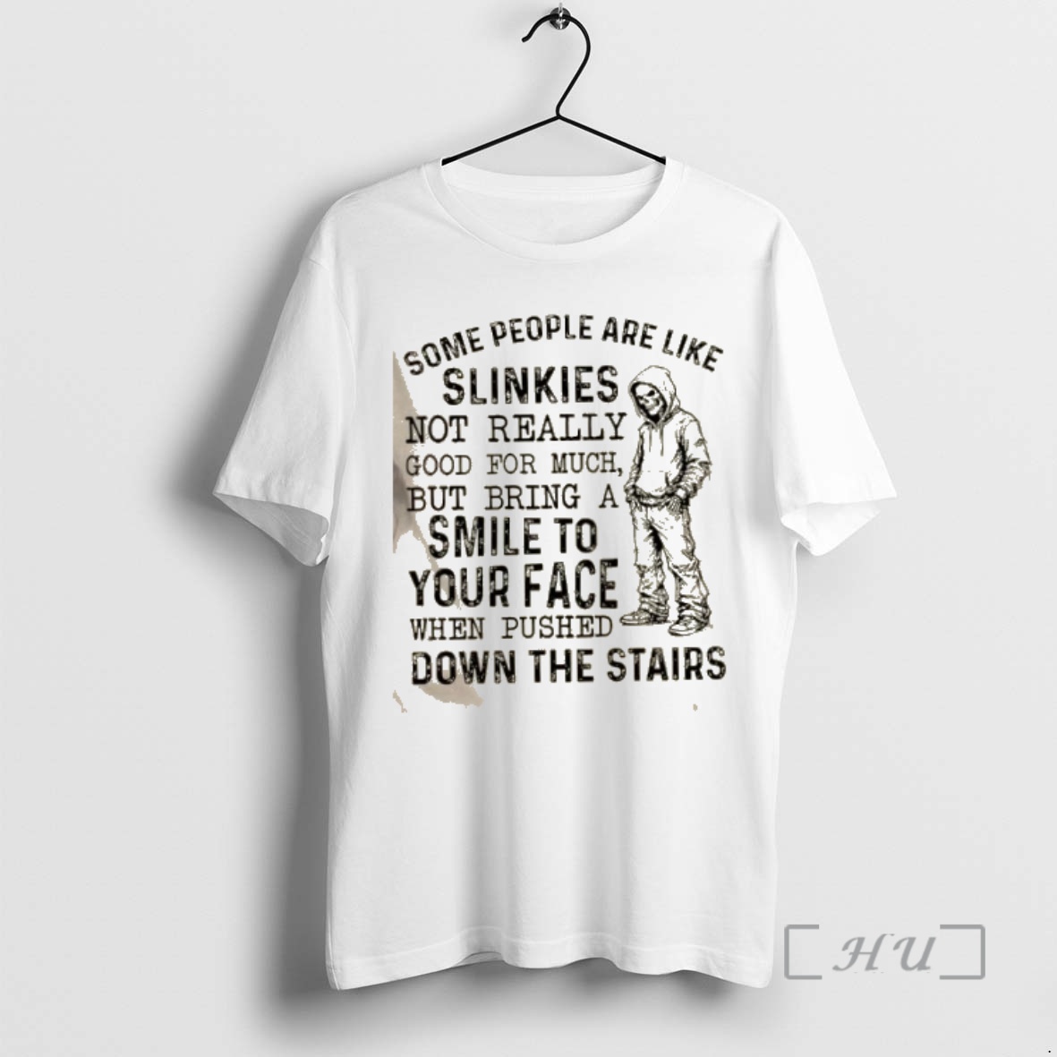 Officials Skeleton Some People Are Like Slinkies Not Really Good For Much But Bring A Smile To Your Face When Pushed Down The Stairs Premium T Shirts Sweater Hoodie