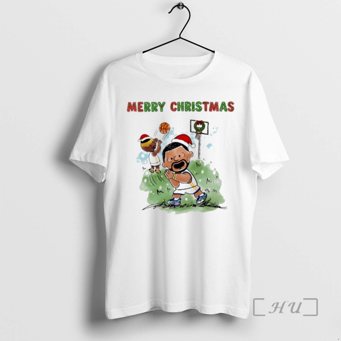 Officials Stephen Curry Merry Christmas Cartoon Premium T Shirts Sweater Hoodie