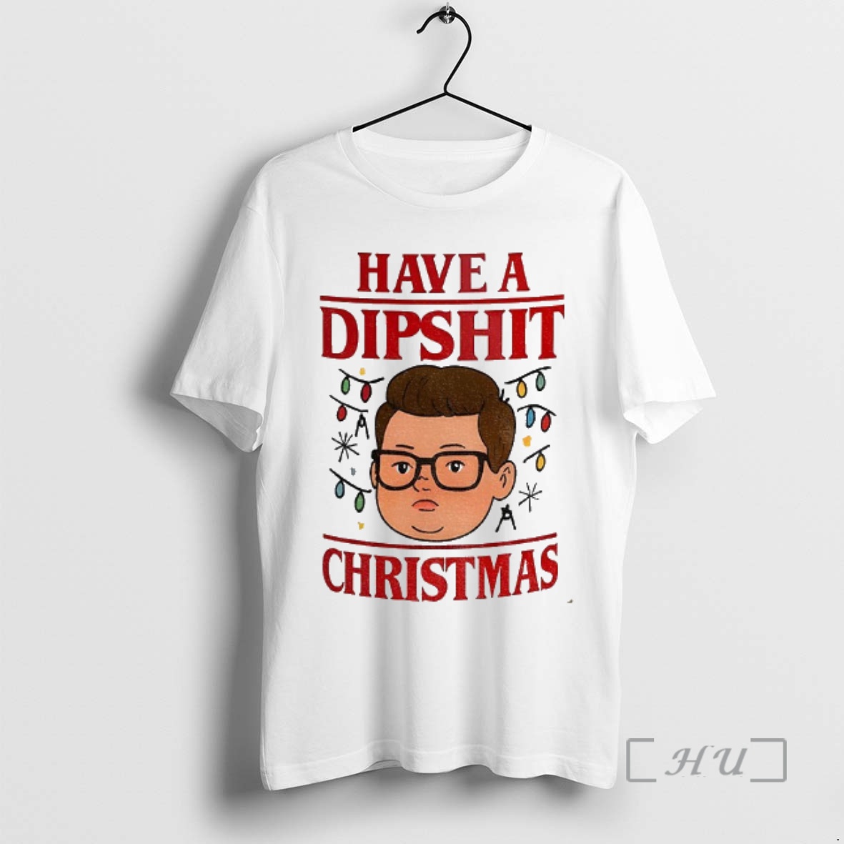 Officials Stranger Things Derek Christmas Have A Dipshit Christmas Premium T Shirts Sweater Hoodie