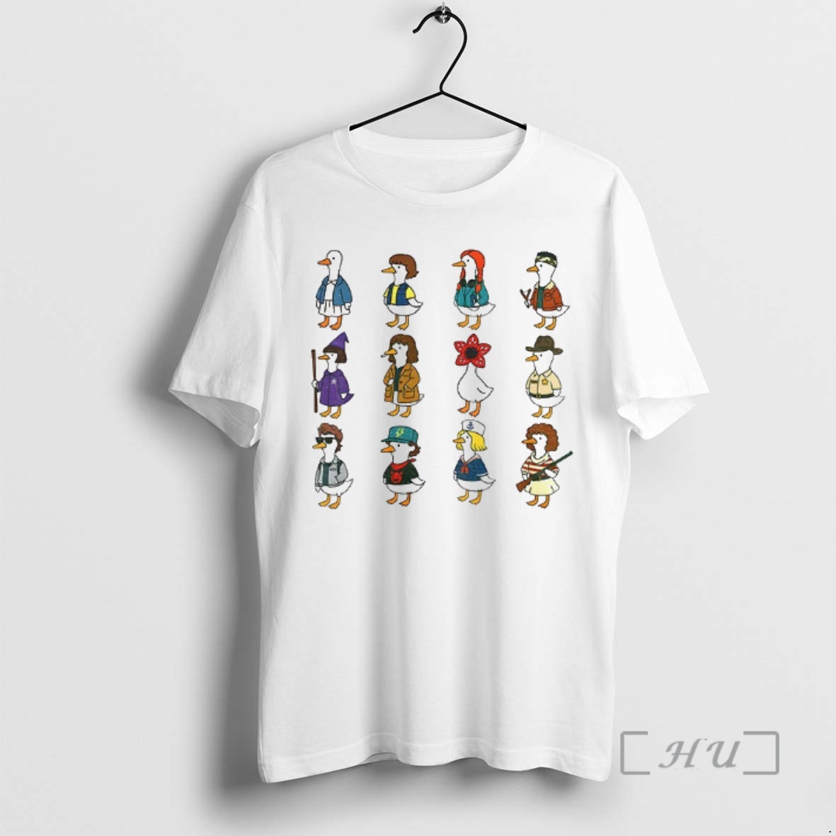 Officials Stranger Geese Stranger Things The Upside Down Premium T Shirts Sweater Hoodie