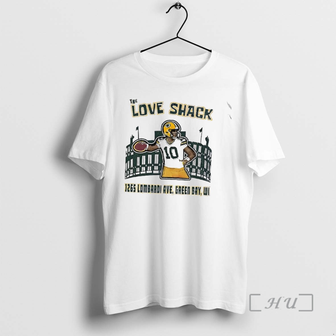 Officials The Love Shack Jordan Love Green Bay Packers Football 1265 Lombardi Premium T Shirts Sweater Hoodie